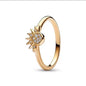 Moon and Sun Couple Adjustable Zircon Ring - Trendy Radar