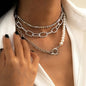 Multi - Layer Pearl & Coin Necklace for Women - Trendy Radar