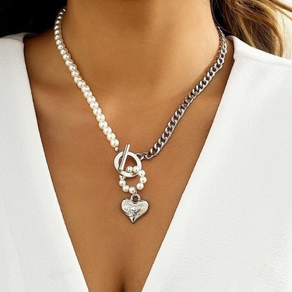 Multi - Layer Pearl & Coin Necklace for Women - Trendy Radar