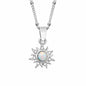 Natural Opal Sun Pendant Necklace - Trendy Radar