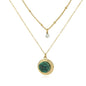 Natural Stone Pendant Layered Necklace - Trendy Radar