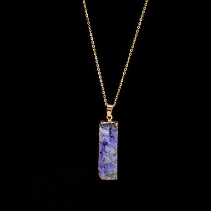 Natural Stone Pendant Necklace - Trendy Radar