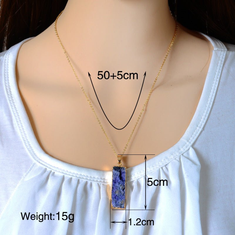 Natural Stone Pendant Necklace - Trendy Radar