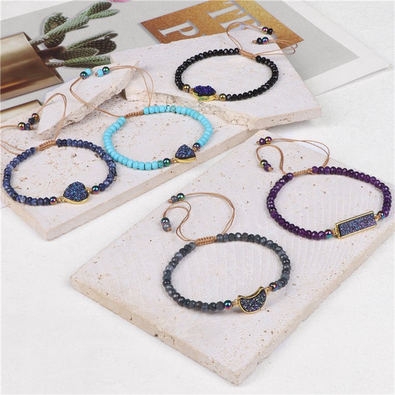 Natural Stone Woven Bracelet for Men & Women - Trendy Radar