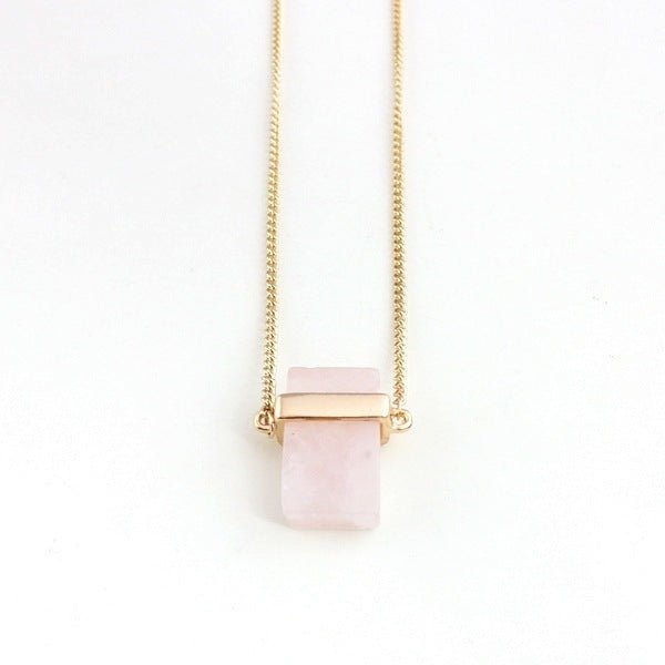 Natural White Turquoise & Turquoise Inlaid Necklace - Trendy Radar
