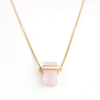 Natural White Turquoise & Turquoise Inlaid Necklace - Trendy Radar