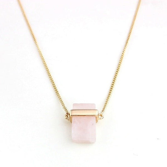 Natural White Turquoise & Turquoise Inlaid Necklace - Trendy Radar