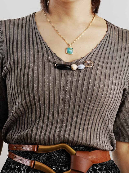 New Turquoise Jade Pendant Necklace - Trendy Radar