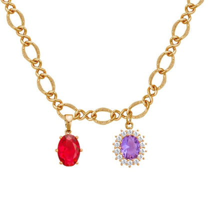 Pearl Zircon Pendant Necklace for Women - Trendy Radar