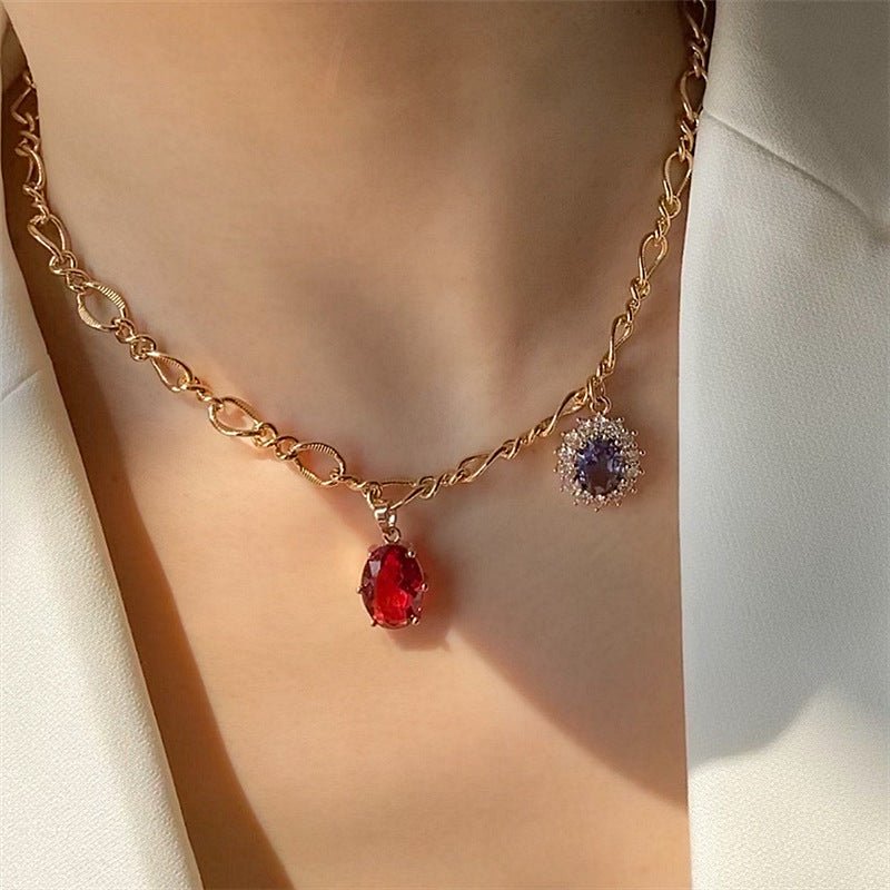 Pearl Zircon Pendant Necklace for Women - Trendy Radar