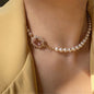 Pearl Zircon Pendant Necklace for Women - Trendy Radar