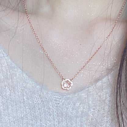Pink Cherry Blossom Pendant Necklace - Trendy Radar
