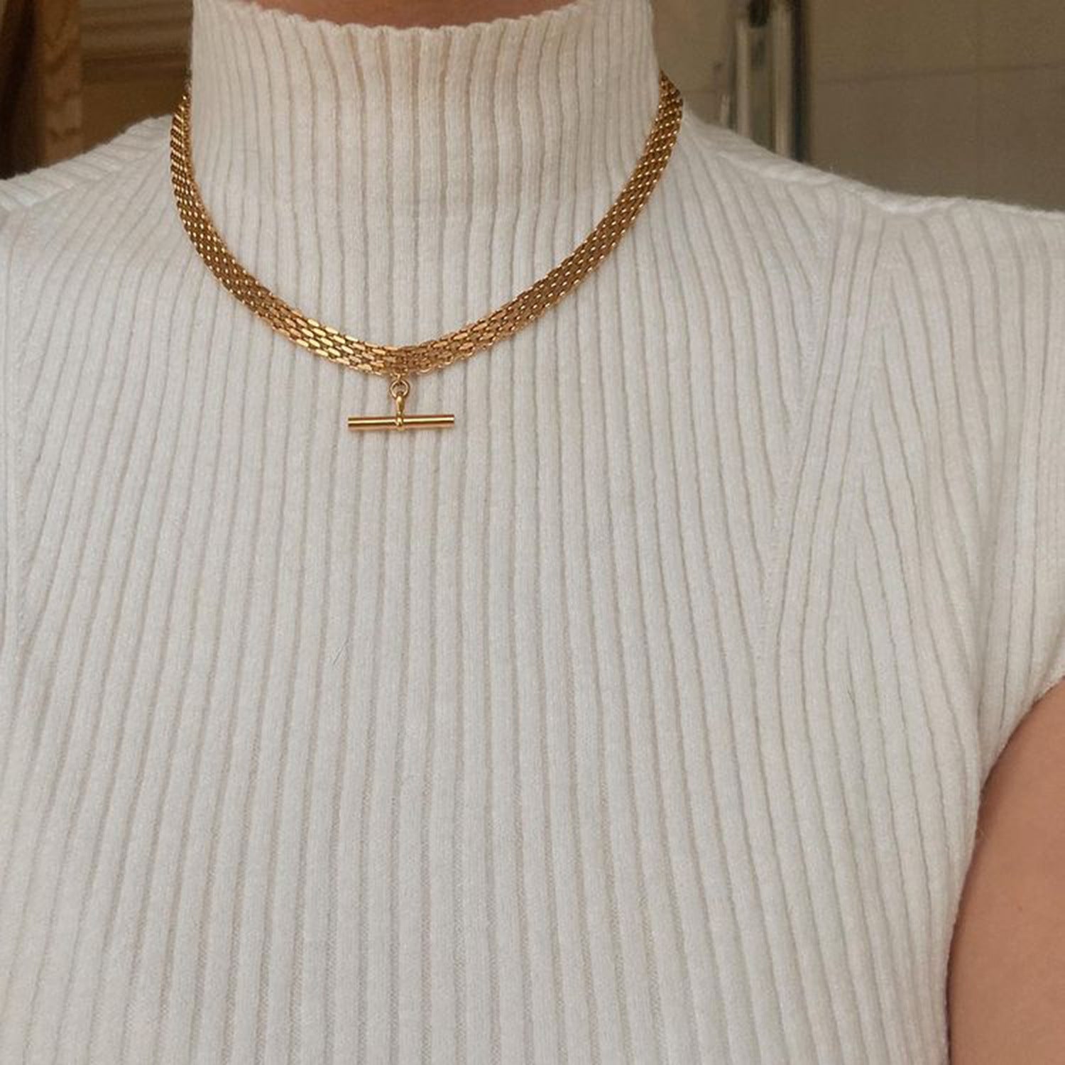 Punk Hip Hop 18K Gold Stainless Steel Necklace - Trendy Radar
