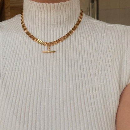 Punk Hip Hop 18K Gold Stainless Steel Necklace - Trendy Radar