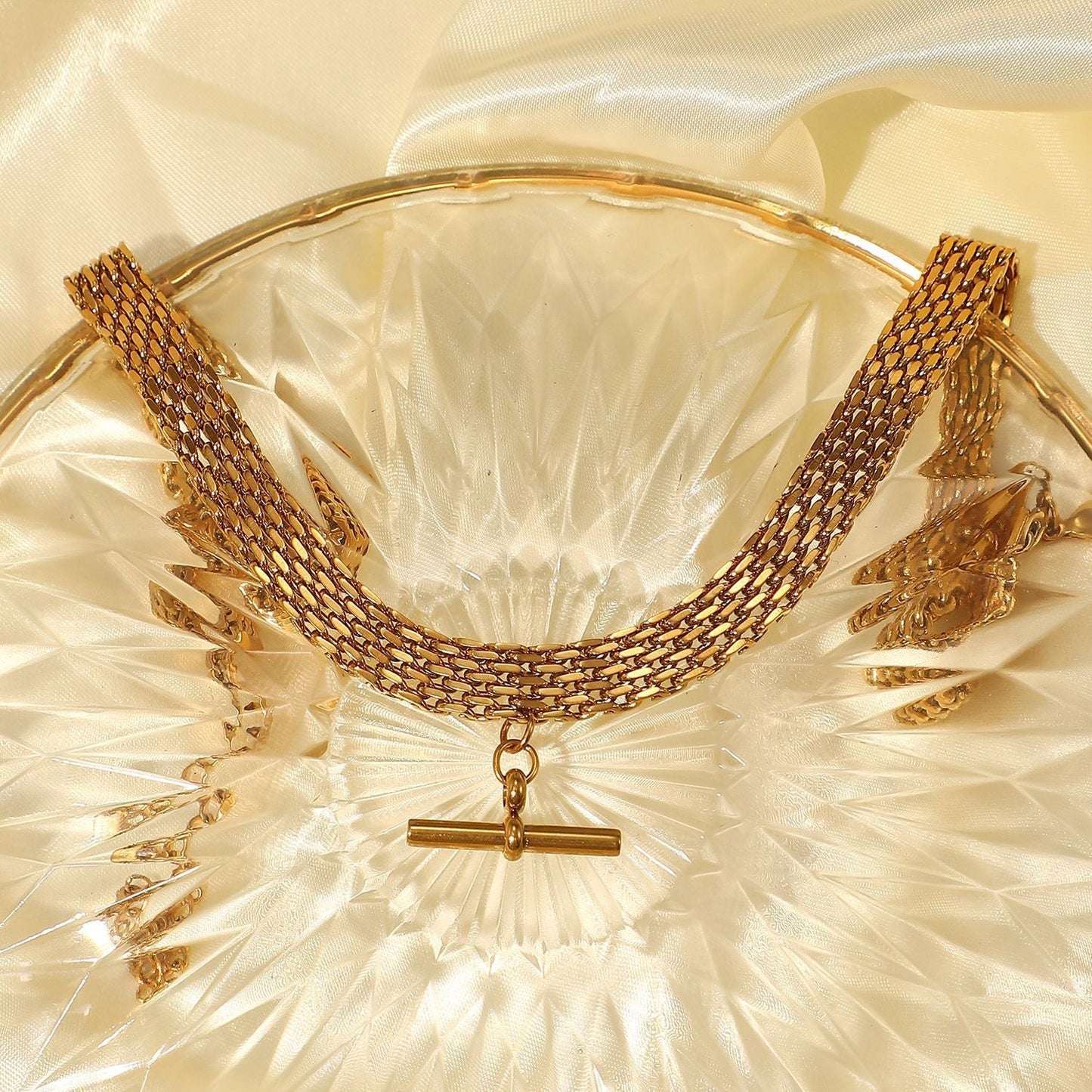 Punk Hip Hop 18K Gold Stainless Steel Necklace - Trendy Radar