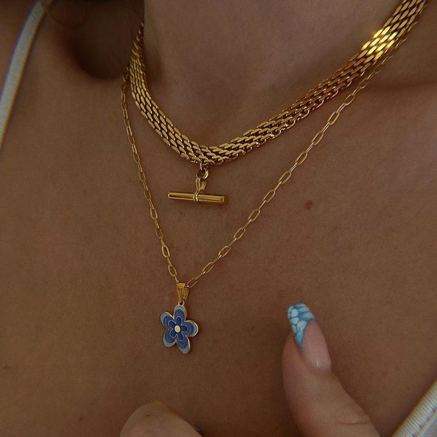 Punk Hip Hop 18K Gold Stainless Steel Necklace - Trendy Radar