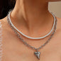 Punk Pearl Chain Necklace - Trendy Radar