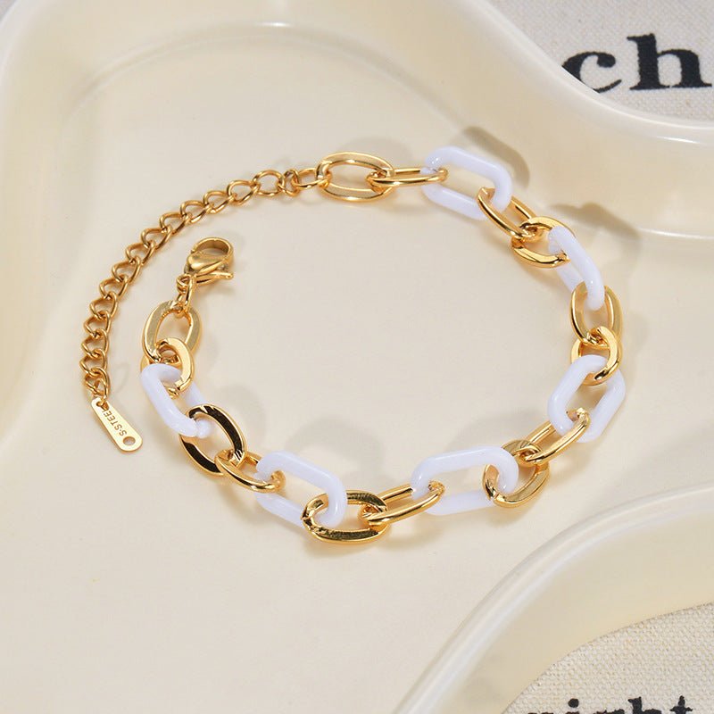 Resin Heart Bracelet - Trendy Radar