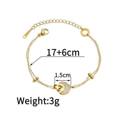 Resin Heart Bracelet - Trendy Radar