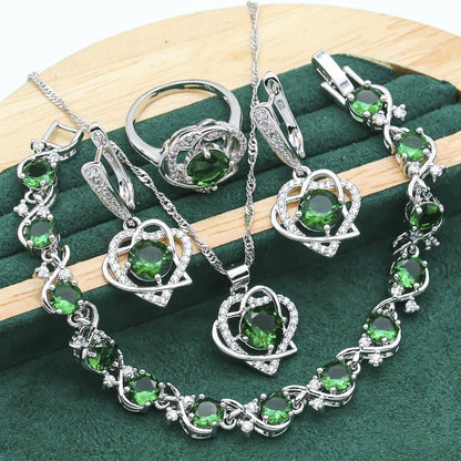 Retro Fashion Zircon Jewelry Set with Snake Chain Design - Trendy Radar