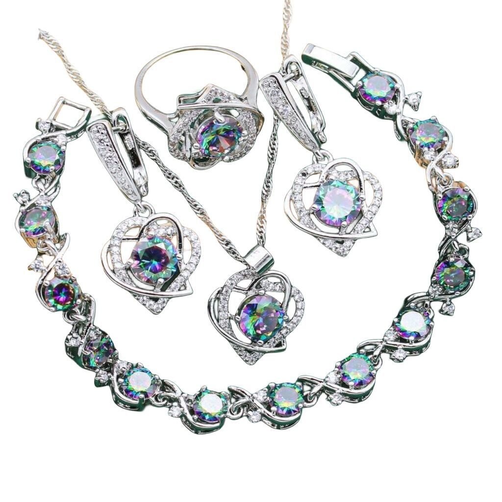 Retro Fashion Zircon Jewelry Set with Snake Chain Design - Trendy Radar