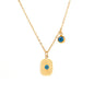 Retro Turquoise Leaf Necklace - Trendy Radar