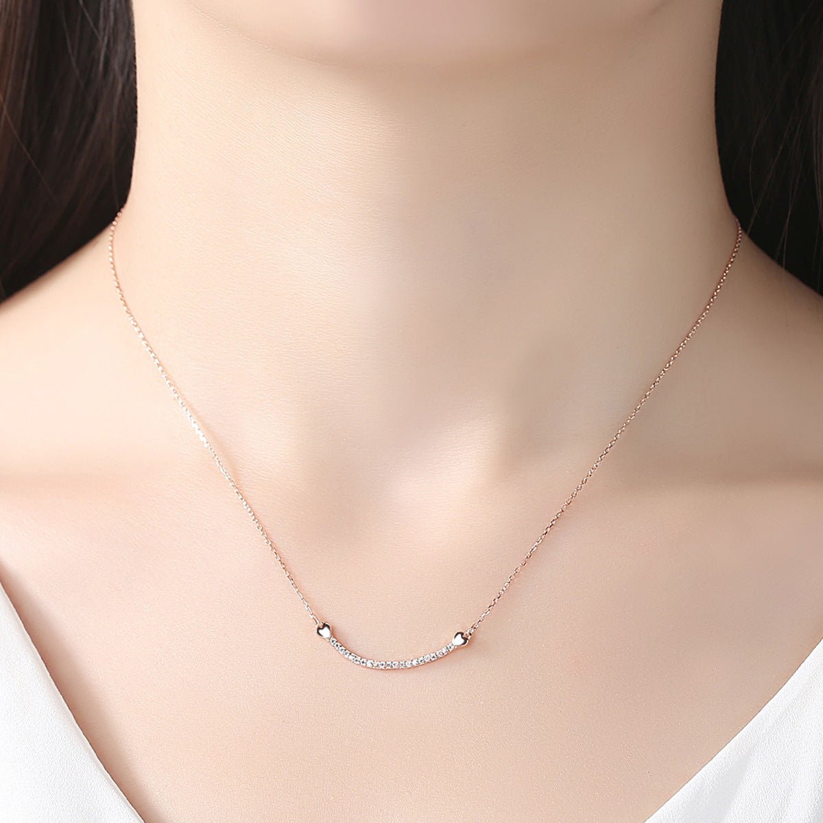 S925 Sterling Silver Necklace with 3A Zircon - Trendy Radar
