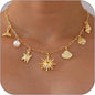 Shell & Sun Starfish Summer Beach Necklace - Trendy Radar