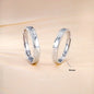 Silver Glacier Couple Rings – Adjustable - Trendy Radar