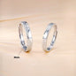 Silver Glacier Couple Rings – Adjustable - Trendy Radar