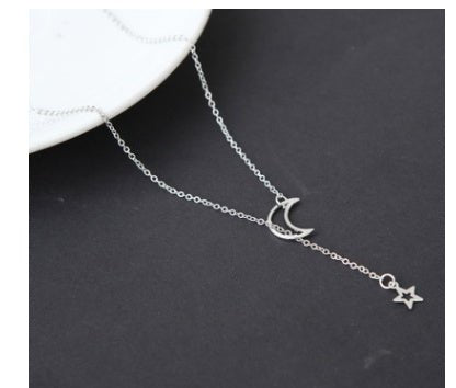 Simple Moon Star Necklace - Trendy Radar