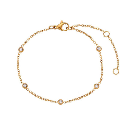 Simple Slim Gold Chain Necklace or Bracelet - Trendy Radar