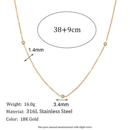 Simple Slim Gold Chain Necklace or Bracelet - Trendy Radar