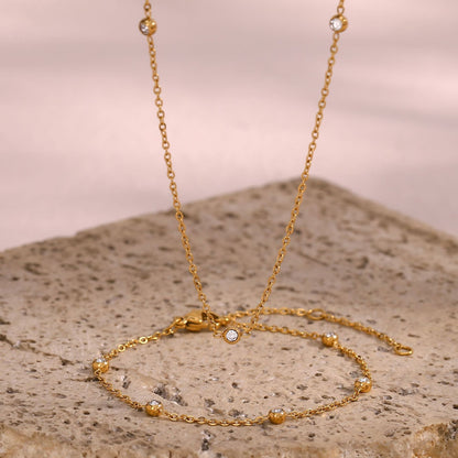 Simple Slim Gold Chain Necklace or Bracelet - Trendy Radar