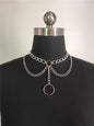 Spicy Ring Pendant Tassel Double - Layer Necklace - Trendy Radar