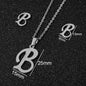 Stainless Steel Alphabet Necklace, 26 Initial Letters A–Z - Trendy Radar