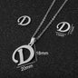 Stainless Steel Alphabet Necklace, 26 Initial Letters A–Z - Trendy Radar