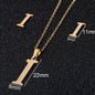 Stainless Steel Alphabet Necklace, 26 Initial Letters A–Z - Trendy Radar