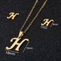 Stainless Steel Alphabet Necklace, 26 Initial Letters A–Z - Trendy Radar
