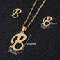 Stainless Steel Alphabet Necklace, 26 Initial Letters A–Z - Trendy Radar