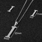 Stainless Steel Alphabet Necklace, 26 Initial Letters A–Z - Trendy Radar