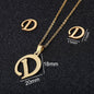 Stainless Steel Alphabet Necklace, 26 Initial Letters A–Z - Trendy Radar