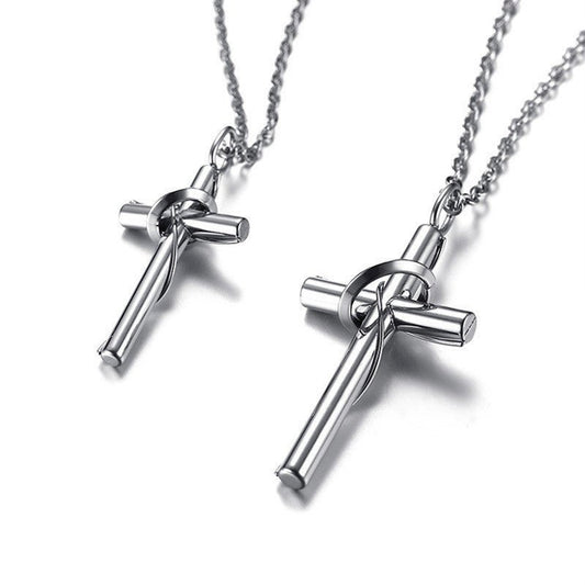 Stainless Steel Cross Pendant Necklace - Trendy Radar
