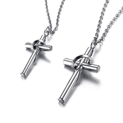 Stainless Steel Cross Pendant Necklace - Trendy Radar