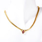 Stainless Steel Horse Eye Zircon Necklace - Trendy Radar