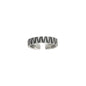 Sterling Silver Couple Ring – Adjustable Geometric Design - Trendy Radar