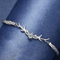 Sterling Silver Reindeer Horns Bracelet - Trendy Radar