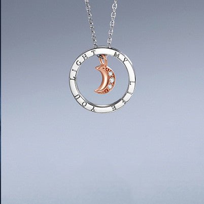 Sun & Moon Light Luxury Couple Necklace - Trendy Radar