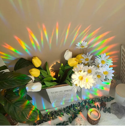 Colourful Suncatcher Rainbow Prism Glass PVC Window Film