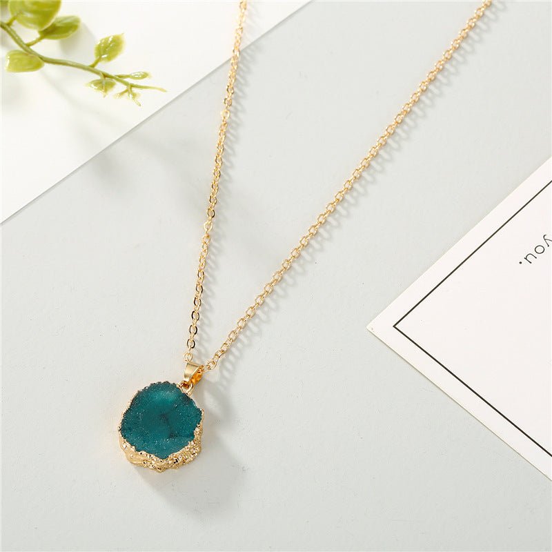 Sunflower Resin Pendant Necklace - Trendy Radar
